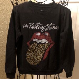 The Rolling Stones Black Crewneck XS
